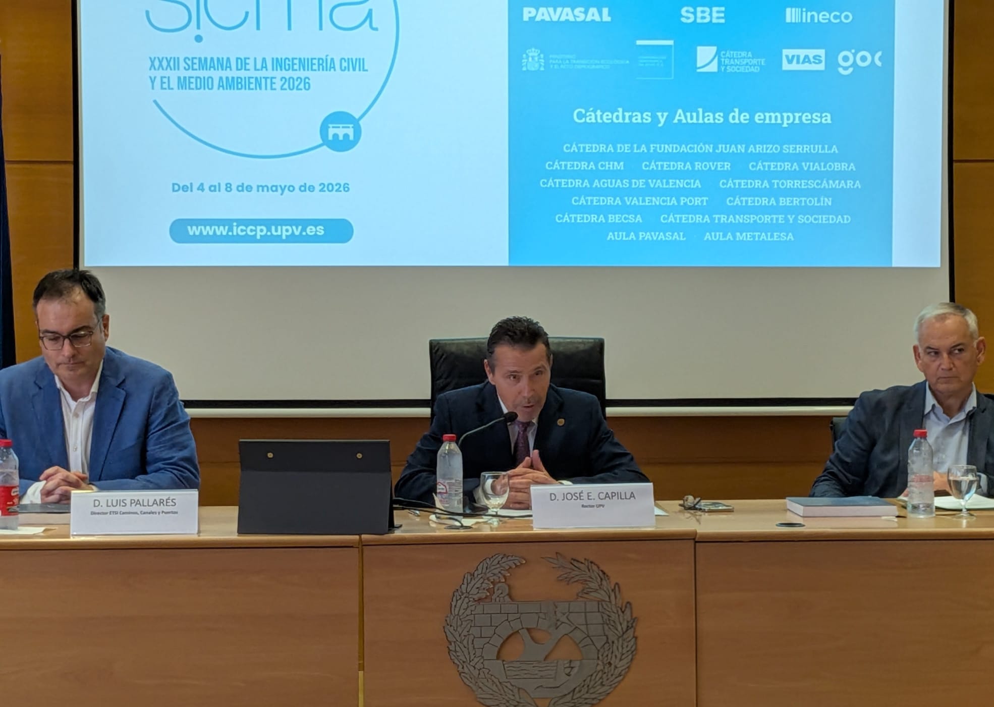 José Capilla destaca el “Top 75 del mundo en ingeniería civil para la UPV en el ranquin de Shanghái” en la inauguración de SICMA’26