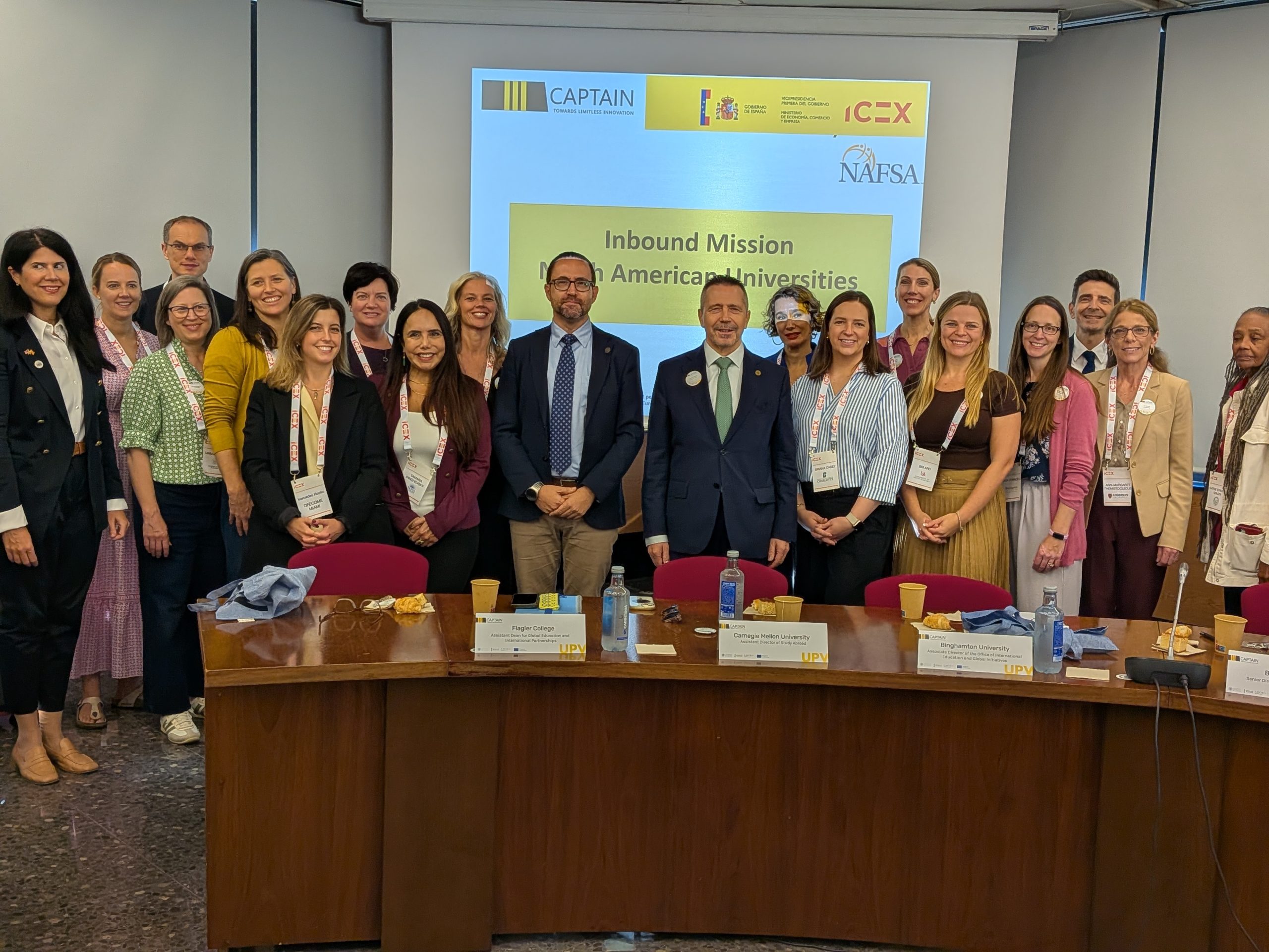 El rector destaca que la UPV explora nuevas vías de colaboración con 15 universidades estadounidenses